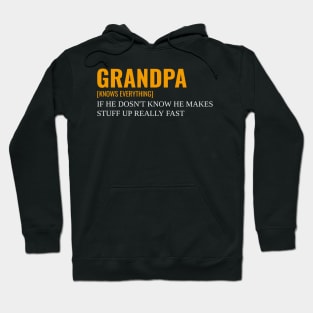 Grandpa knows everything Hoodie